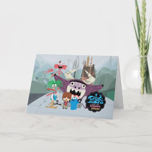 Foster's Zuhause für Imaginäre Freunde | Begrüßung Karte (Vorderseite)