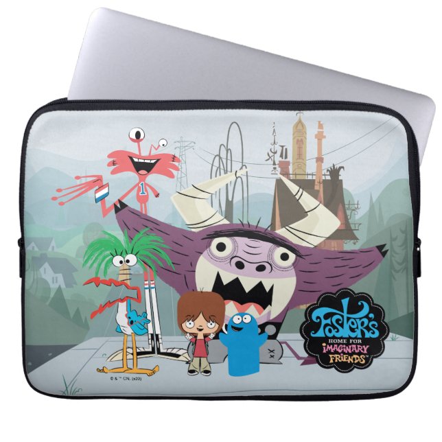 Foster's Zuhause für Imaginäre Freunde | Begrüßung Laptopschutzhülle (Vorderseite)