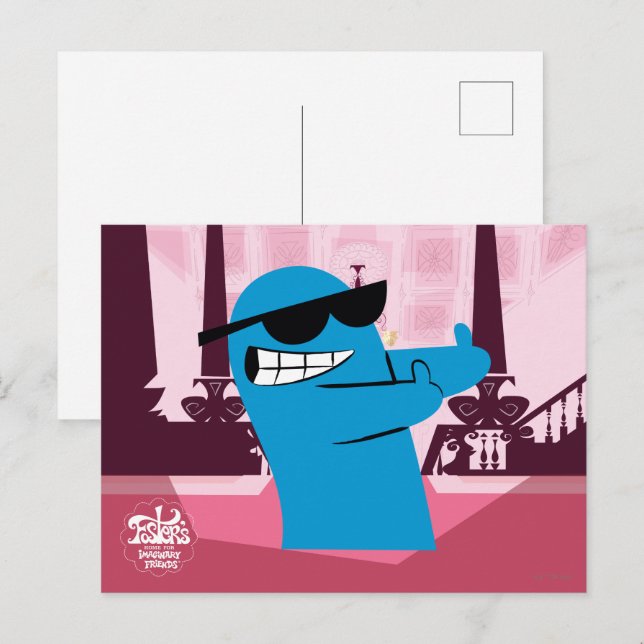 Foster's Zuhause für Imaginäre Freunde | Cool Bloo Postkarte (Vorne/Hinten)