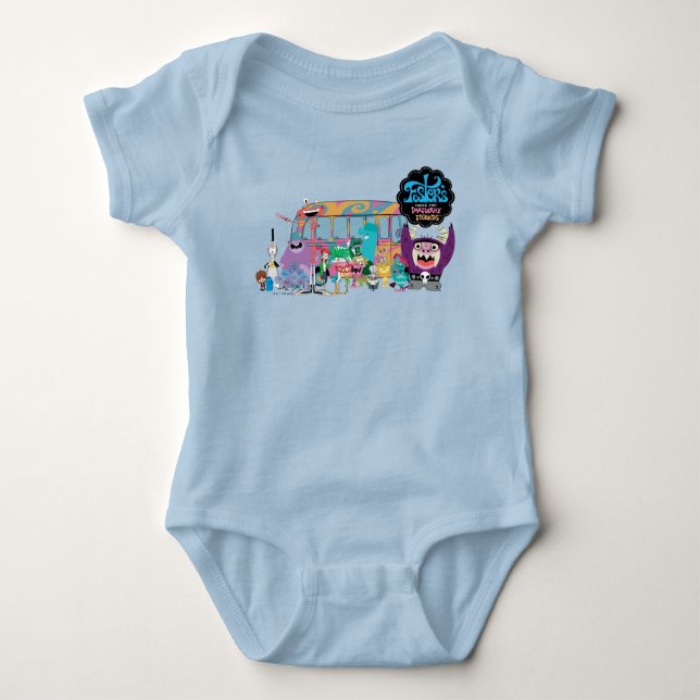Foster's Zuhause für Imaginäre Freunde | Schulbus Baby Strampler (Vorderseite)