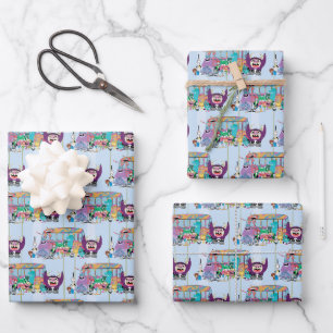 Foster's Zuhause für Imaginäre Freunde   Schulbus Geschenkpapier Set