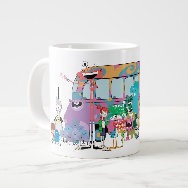 Foster's Zuhause für Imaginäre Freunde | Schulbus Jumbo-Tasse (Vorderseite Links)