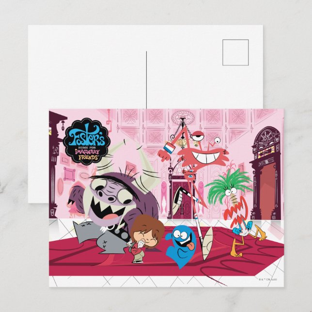 Foster's Zuhause für Imaginäre Freunde | Tanzen Postkarte (Vorne/Hinten)