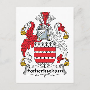 Fotheringham-Familienwappen Postkarte