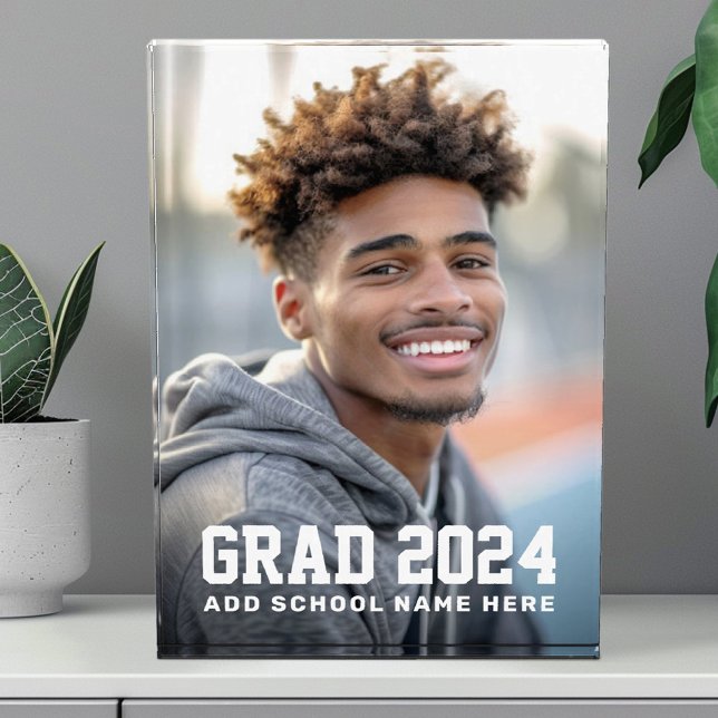 Foto (Grad year school or name graduation photo holder)