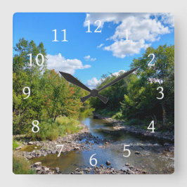 Foto 176 quadratische wanduhr