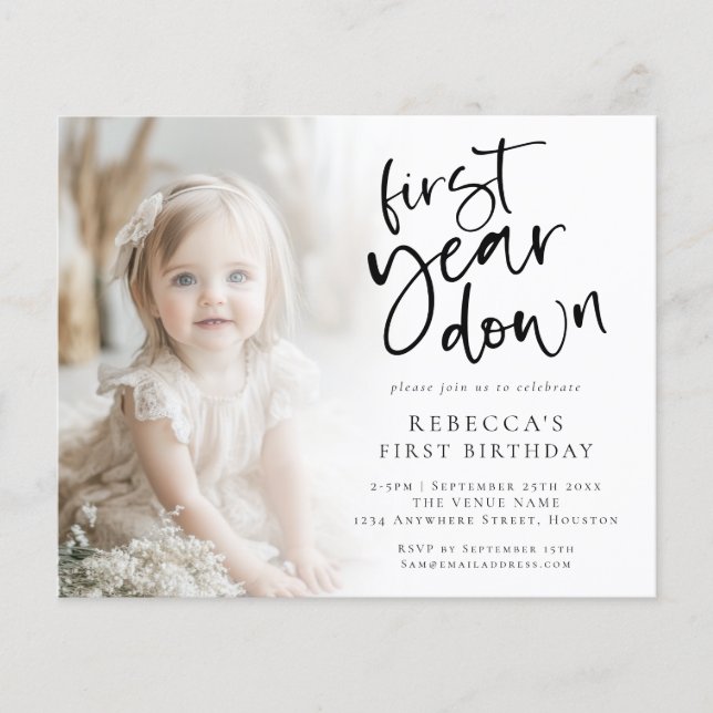 Foto 1. Geburtstag (Vorderseite)