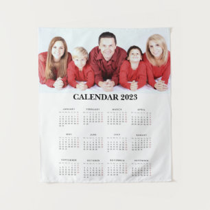 Foto 2023 für benutzerdefinierte Familie Wandteppich
