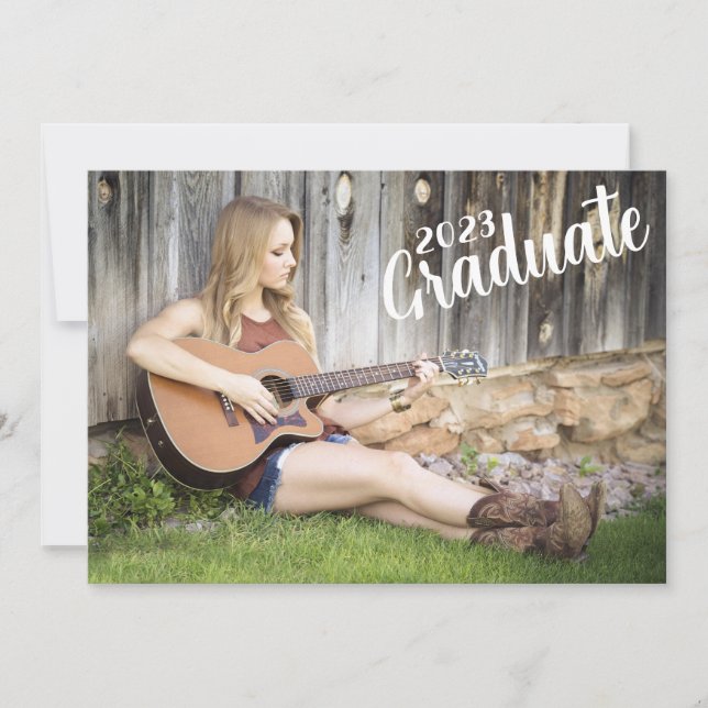 Foto 2023-Graduationspartei-Karte Karte (Vorderseite)