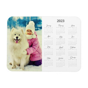Foto 2023 Kalender Neujahr Magnet