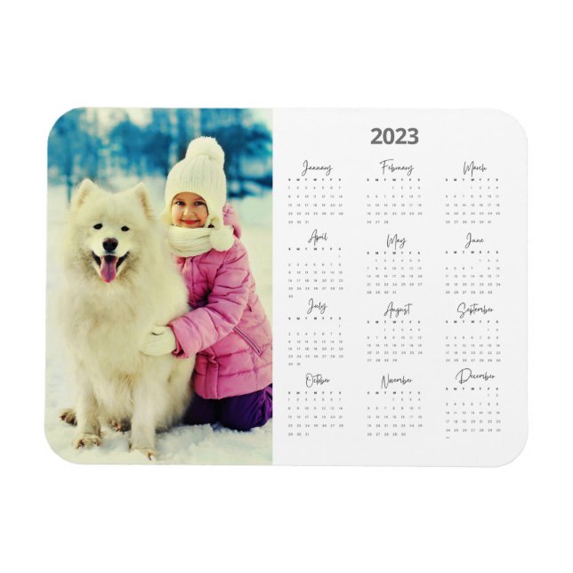 Foto 2023 Kalender Neujahr Magnet (Horizontal)