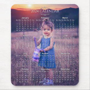 Foto 2024-Kalender hinzufügen   Mousepad
