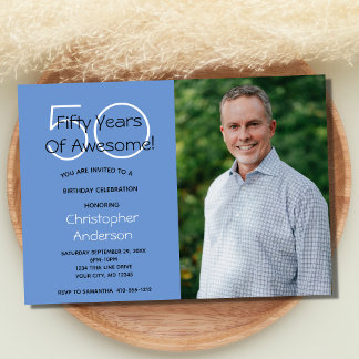 Foto 50. Geburtstagsparty Einladung für ihn
