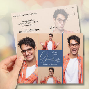 Foto Abiturparty Einladung Postkarte