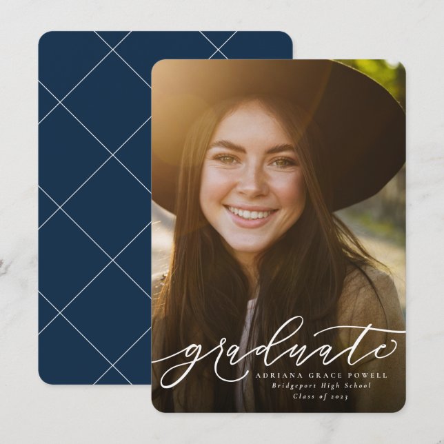 Foto-Abschluss Ankündigung (Vorne/Hinten)