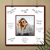 Foto Abschluss Autograph Dark Maroon