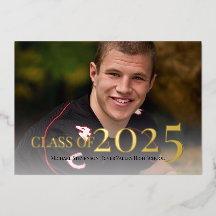 Foto Abschluss Class of 2023 Gold Foil