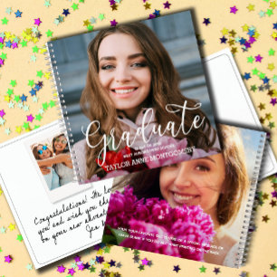 Foto-Absolventen-Gratulationen-Gästebuch Notizbuch