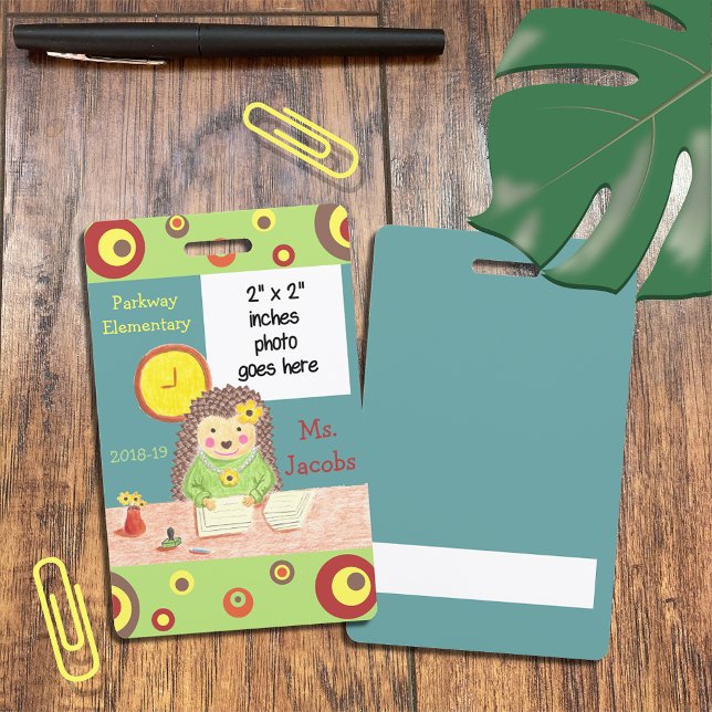 Foto-Abzeichen des Schulbüros Ausweis (Von Creator hochgeladen)