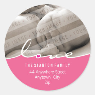 FOTO ADDRESS STICKER :: Liebe dividieren 1