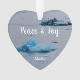 Foto Alaska Icebergs Sake Souvenir Ornament