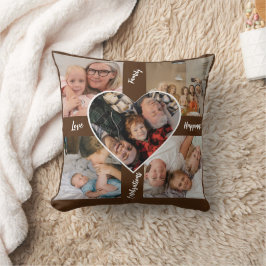 Foto Album Collage Throw Kissen, Personalisiert Kissen