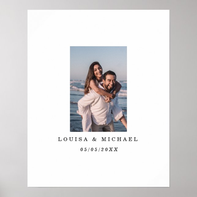 Foto Alternative Wedding Guest Book Poster (Vorne)