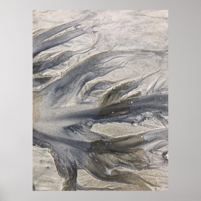 Foto am Strand Art Poster (Vorne)