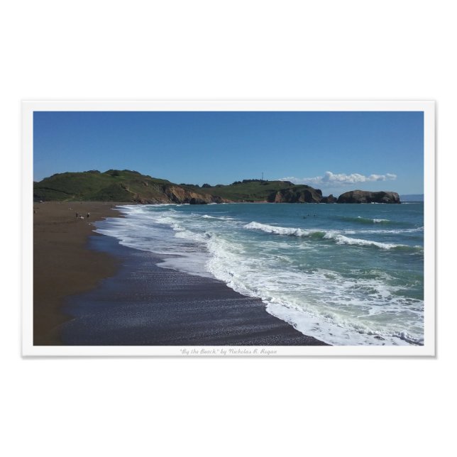 Foto "Am Strand", Naturdekoration (Vorne)