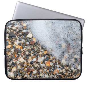Foto an der Küste für Strandliebhaber Laptopschutzhülle