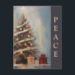 *~* Foto AP44 Vintag Soft Magical Christmas Feiertagspostkarte<br><div class="desc">(Suche nach AP44 (Weihnachtsfeiertag ) und AP40 (Schmuck) für ähnliche Gegenstände) * Smoky Magische Mysteriöse Pastel Generic Alt modifizierte Retro Vintag Classic Viktorianischer Weihnachtsfeiertag SOFT CHALK wie ein gemaltes CHRISTMAS BAUM Der Vordertext PEACE kann leicht geändert werden, wenn Sie das Personalisierungsformular ausfüllen. Der hintere Text kann auch geändert werden. Die...</div>