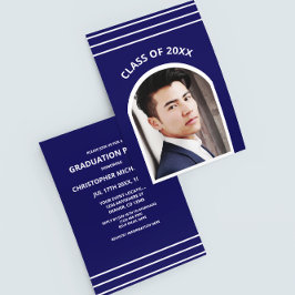 Foto Arch Abschluss mit traditionellem Streifen Einladung