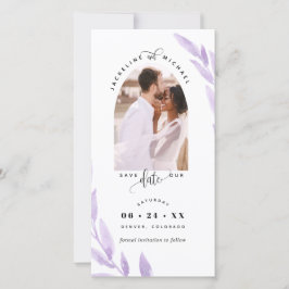 Foto Arch, Mauve Wedding speichern das Date-Leseze