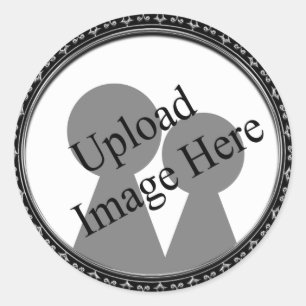 Foto-Aufkleber und Umschlag Aufkleber in Rahmen
