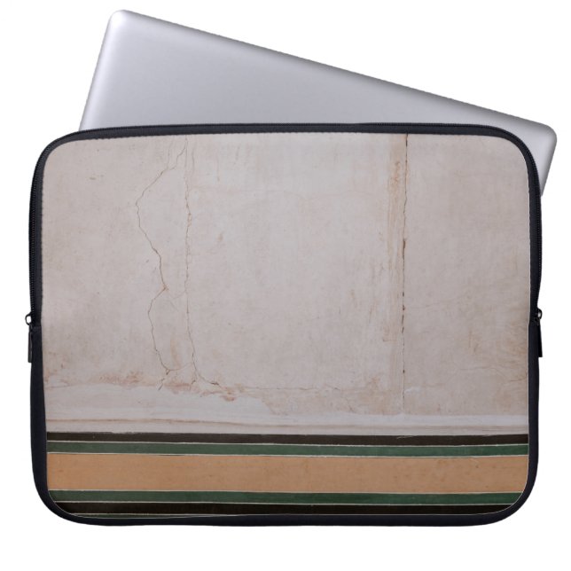 Foto aus braunem Betonbelag Laptopschutzhülle (Vorderseite)