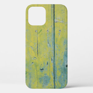 Foto aus gelbem und aquamarinem Holz Case-Mate iPhone Hülle