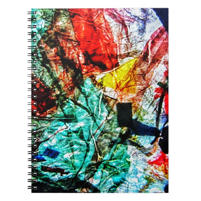 Foto aus gerecycelt Kunststoff abstrakt Notizblock (Vorderseite)