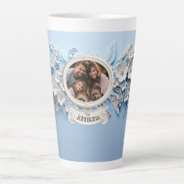 Foto aus weißem Porzellan Milchtasse