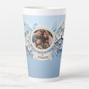 Foto aus weißem Porzellan Milchtasse