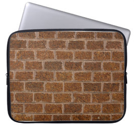Foto aus Ziegelstein Laptopschutzhülle