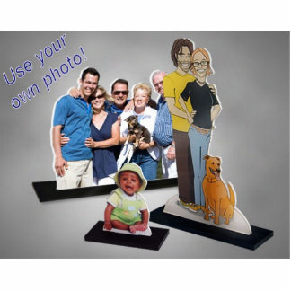 Foto-Ausschnitte Freistehende Fotoskulptur