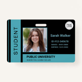 Foto-Ausweis-Universität blau Ausweis