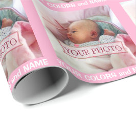 FOTO Baby-Geschenk-Verpackungs-Papier, Ihre Geschenkpapier