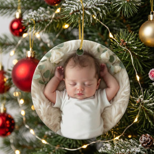 Foto Baby's erstes Weihnachtsornament