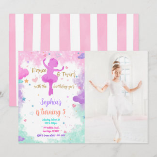 Foto Ballerina Einladung