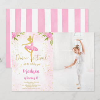 Foto Ballerina Einladung