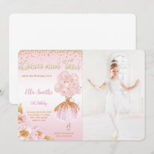 Foto Ballerina Einladung