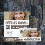 Foto-Banner politische Wahlkampfwerbung Flyer<br><div class="desc">Foto Banner Politik Kampanigner Werbung Flyer von der Business Card Store.</div>