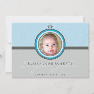 FOTO BAPTISM ERSUCHT: fantasievolle 4L Einladung
