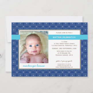 FOTO BAPTISM INVITE: Glanz 8L Einladung
